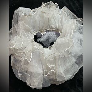 Adult White Sparkly Dance Tutu